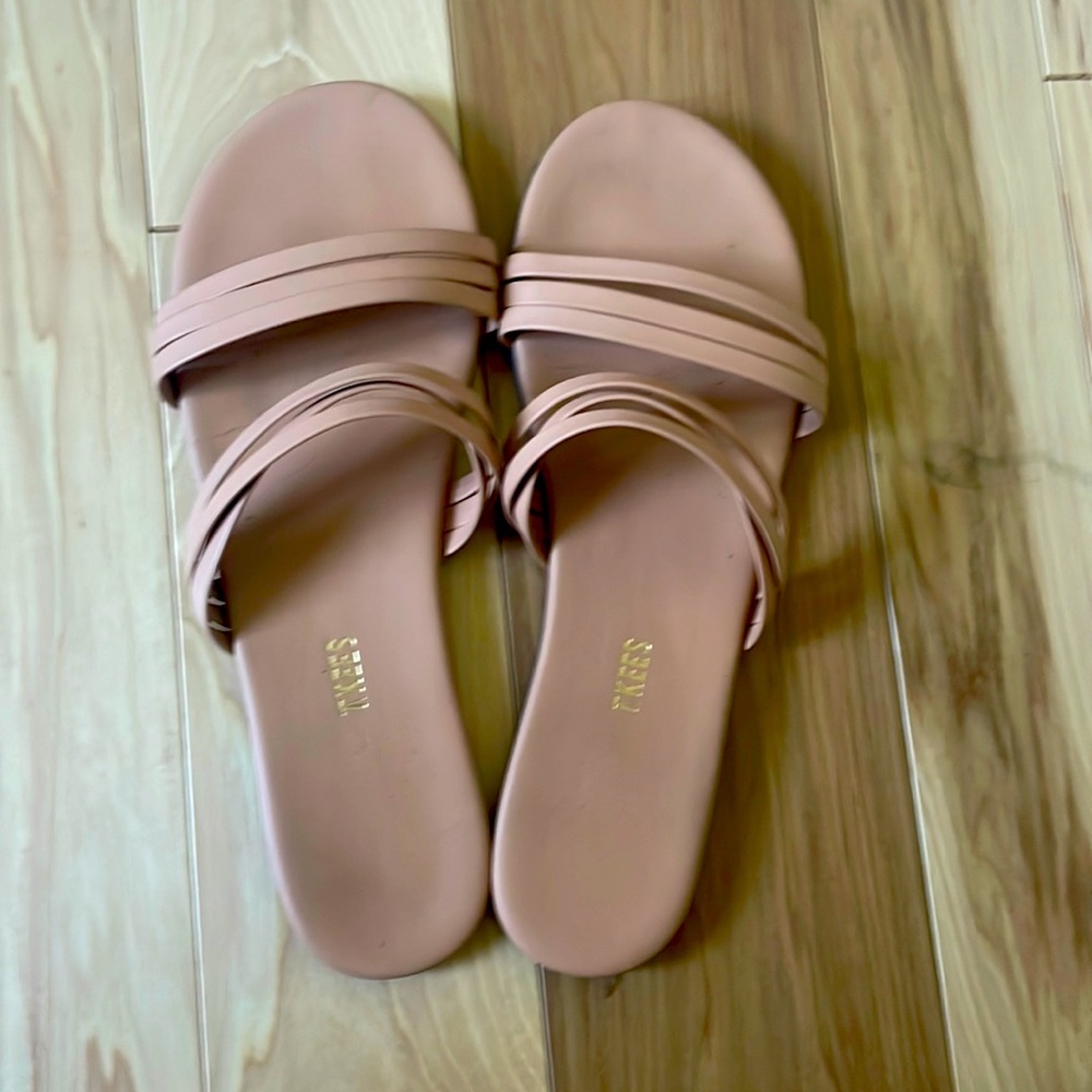 Nude Tkees Allegra Double Strap sandals.